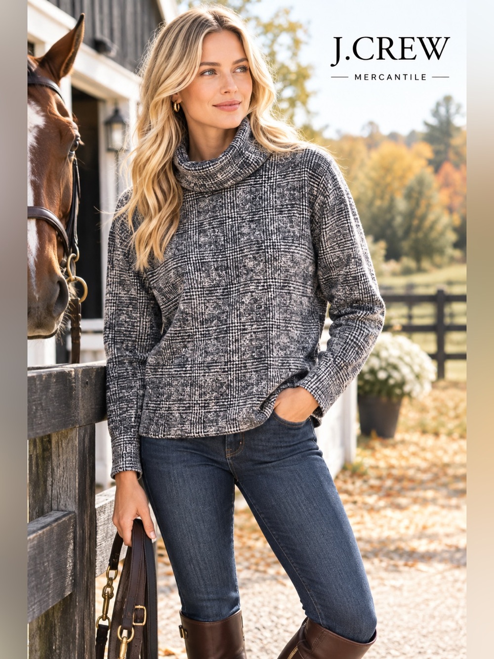 J.Crew Mercantile Long-Sleeve Funnel Neck Pullover